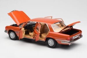 Mercedes 450 SEL 6.9 W116 Orange Metallic Norev 1:18 183459 Diecast — photo 5 of 8