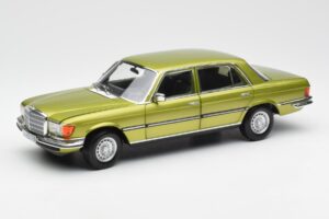 Mercedes 450 SEL W116 Citrus Green Dealer Edition Norev 1:18 B66040683 Diecast