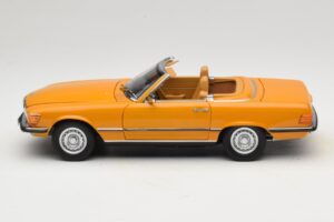 Mercedes 450 SL R107 Cayenne Orange Norev 1:18 183350 Diecast — photo 6 of 10