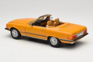 Mercedes 450 SL R107 Cayenne Orange Norev 1:18 183350 Diecast — photo 9 of 10