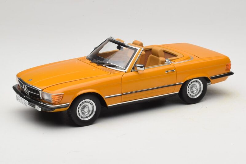 Mercedes 450 SL R107 Cayenne Orange Norev 1:18 183350 Diecast