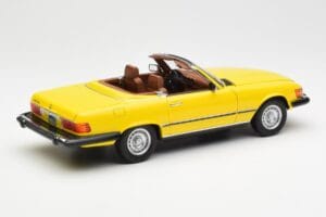 Mercedes 450SL R107 Yellow US Version Norev 1:18 183727 Diecast — photo 4 of 9