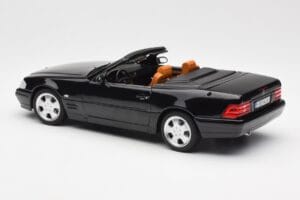 Mercedes SL 500 R129 Black Norev 1:18 183750 Diecast — photo 9 of 10
