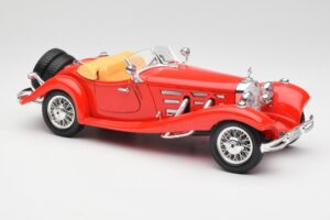 Mercedes 500K Roadster Red Bburago 1:18 3020 Diecast — photo 6 of 8