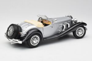 Mercedes 500K Roadster Silver Bburago 1:18 3020-M1 Diecast — photo 3 of 8