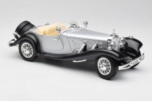 Mercedes 500K Roadster Silver Bburago 1:18 3020-M1 Diecast — photo 6 of 8
