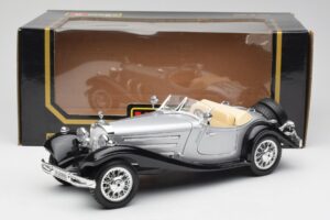 Mercedes 500K Roadster Silver Bburago 1:18 3020-M1 Diecast — photo 8 of 8