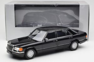 Mercedes 560 SEL W126 Black Dealer Edition Norev 1:18 B66040599 Diecast — photo 8 of 8