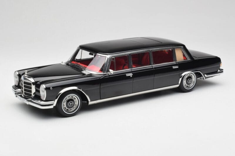 Mercedes 600 Pullman W100 Black NZG 1:18 1071/50 Diecast