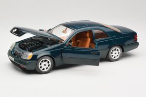 Mercedes 600 SEC C140 Green Majorette 1:18 4418 Diecast — photo 2 of 8