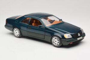 Mercedes 600 SEC C140 Green Majorette 1:18 4418 Diecast — photo 6 of 8