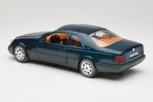 Mercedes 600 SEC C140 Green Majorette 1:18 4418 Diecast — photo 7 of 8