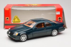 Mercedes 600 SEC C140 Green Majorette 1:18 4418 Diecast — photo 8 of 8