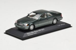 Mercedes 600 SEC W140 Green Metallic Minichamps 1:43 430032604 Diecast — photo 2 of 4