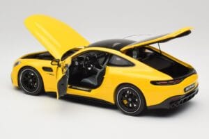 Mercedes AMG GT 43 C192 Turbo Sun Yellow NZG 1:18 B66960587 Diecast — photo 5 of 8