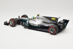 Mercedes AMG Petronas W08 V. Rossi Ride Swap Valencia December 2019 Minichamps 1:18 110191746 Diecast — photo 5 of 6