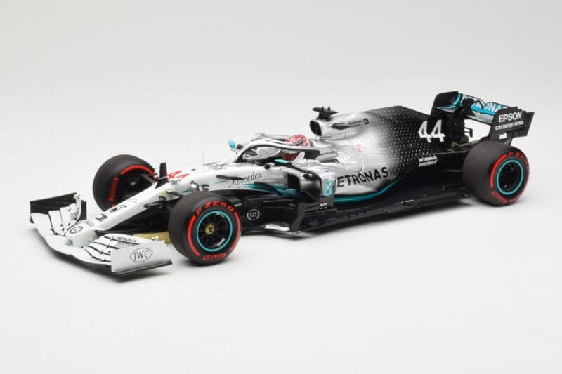 Mercedes AMG Petronas W10 #44 L. Hamilton Winner German GP 2019 Minichamps 1:18 110191144 Diecast