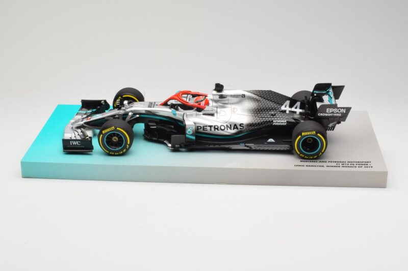 Mercedes AMG Petronas W10 EQ Power+ #44 L. Hamilton Monaco GP Winner 2019 Minichamps 1:18 113190644 Diecast