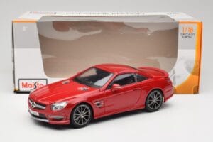 Mercedes AMG SL 63 R231 Red Maisto 1:18 36199 Diecast — photo 8 of 8