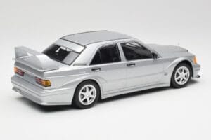Mercedes 190E W201 2.5-16 EVO 2 Astral Silver Metallic Minichamps 1:18 155036101 Diecast — photo 2 of 6