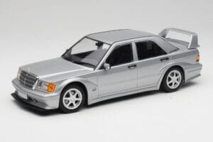 Mercedes 190E W201 2.5-16 EVO 2 Astral Silver Metallic Minichamps 1:18 155036101 Diecast