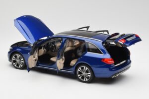 Mercedes C-Class S205 T-Modell Brilliant Blue Metallic Norev 1:18 B66960257 Diecast — photo 5 of 8