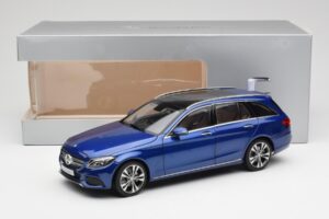 Mercedes C-Class S205 T-Modell Brilliant Blue Metallic Norev 1:18 B66960257 Diecast — photo 8 of 8