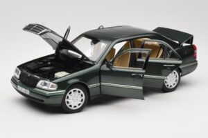 Mercedes C-Class W202 Malachite Green Norev 1:18 183372 Diecast — photo 2 of 8