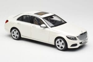 Mercedes C-Class W205 Diamond White Metallic Norev 1:18 B66960256 Diecast — photo 6 of 8