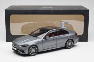 Mercedes C-Class W206 Designo Selenite Grey Magno NZG 1:18 B66960638 Diecast — photo 2 of 8