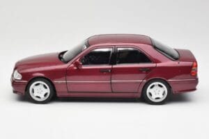 Mercedes AMG C36 W202 Almandine Red Norev 1:18 B66040706 Diecast — photo 4 of 8