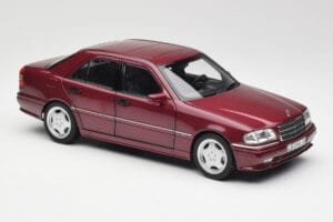 Mercedes AMG C36 W202 Almandine Red Norev 1:18 B66040706 Diecast — photo 6 of 8