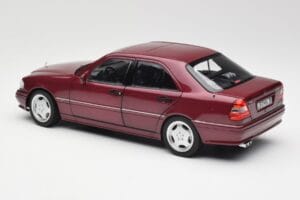 Mercedes AMG C36 W202 Almandine Red Norev 1:18 B66040706 Diecast — photo 7 of 8