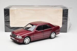 Mercedes AMG C36 W202 Almandine Red Norev 1:18 B66040706 Diecast — photo 8 of 8
