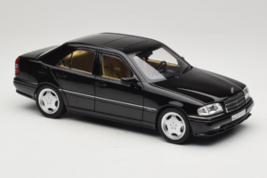 Mercedes C36 AMG W202 Obsidian Black Metallic Norev 1:18 183381 Diecast — photo 6 of 8