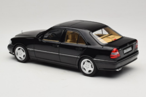Mercedes C36 AMG W202 Obsidian Black Metallic Norev 1:18 183381 Diecast — photo 7 of 8