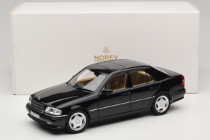 Mercedes C36 AMG W202 Obsidian Black Metallic Norev 1:18 183381 Diecast — photo 8 of 8
