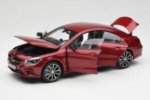 Mercedes CLA C117 Designo Patagonia Red Metallic Norev 1:18 B66960131 Diecast — photo 2 of 8