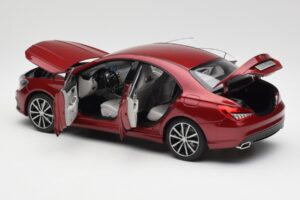 Mercedes CLA C117 Designo Patagonia Red Metallic Norev 1:18 B66960131 Diecast — photo 5 of 8