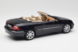 Mercedes CLK 500 W209 Cabriolet Dark Blue Metallic Kyosho 1:18 B66962174 Diecast — photo 4 of 9