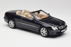 Mercedes CLK 500 W209 Cabriolet Dark Blue Metallic Kyosho 1:18 B66962174 Diecast — photo 7 of 9