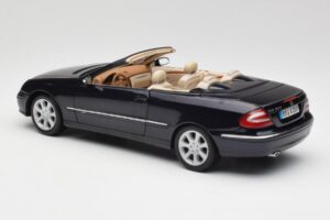 Mercedes CLK 500 W209 Cabriolet Dark Blue Metallic Kyosho 1:18 B66962174 Diecast — photo 8 of 9
