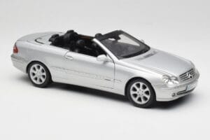 Mercedes CLK 500 Cabriolet Elegance A209 Silver Kyosho 1:18 B66962172 Diecast — photo 6 of 8