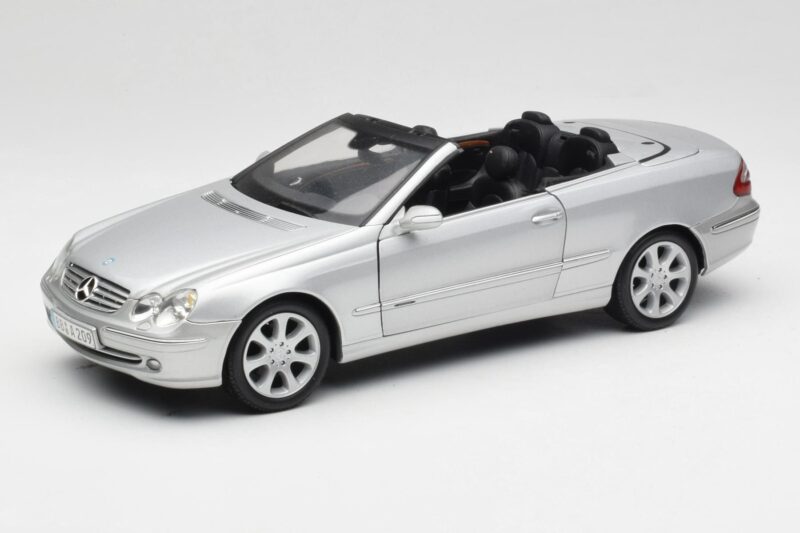 Mercedes CLK 500 Cabriolet Elegance A209 Silver Kyosho 1:18 B66962172 Diecast