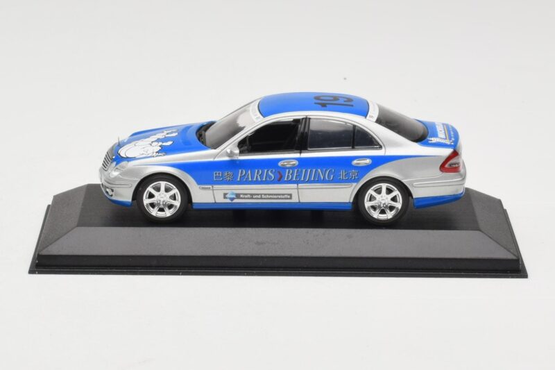 Mercedes E-Class W211 #19 Team Michelin Paris-Beijing 2006 Replacement Box Minichamps 1:43 B66962269-R Diecast
