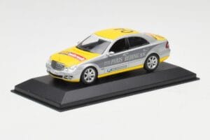 Mercedes E-Class W211 #4 Team ADAC Paris-Beijing 2006 Replacement Box Minichamps 1:43 B66962260-R Diecast — photo 2 of 4