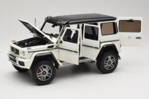 Mercedes G 63 AMG 4x4 Squared Polar White Almost Real 1:18 820203 Diecast — photo 2 of 8