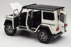 Mercedes G 63 AMG 4x4 Squared Polar White Almost Real 1:18 820203 Diecast — photo 5 of 8