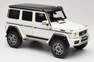 Mercedes G 63 AMG 4x4 Squared Polar White Almost Real 1:18 820203 Diecast — photo 6 of 8