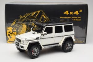 Mercedes G 63 AMG 4x4 Squared Polar White Almost Real 1:18 820203 Diecast — photo 8 of 8